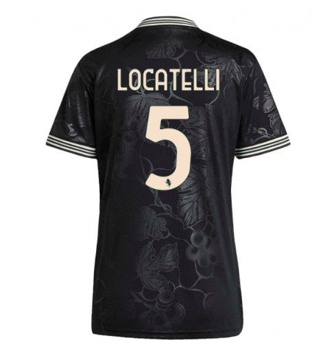 Juventus Manuel Locatelli #5 Tredjedrakt Dame 2025-26 Korte ermer Juventus Manuel Locatelli #5 Tredjedrakt Dame 2025-26 Korte ermer